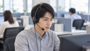 電話対応のイメージ画像