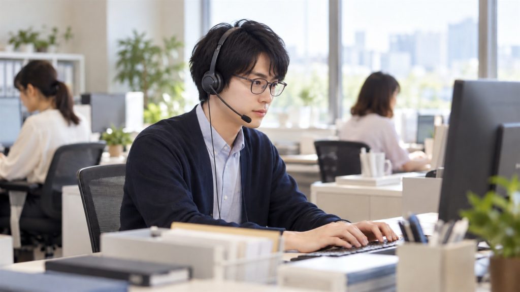 電話対応のイメージ画像